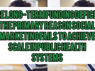 Are Long-Term Funding Deficits The Primary Reason Social Marketing Fails To Achieve Scale In Public Health Systems